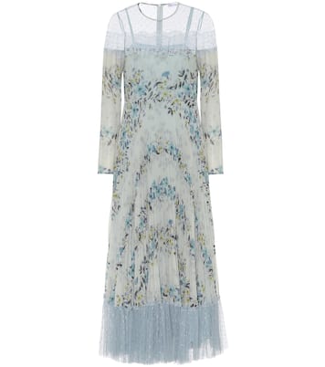 Robe aus Crêpe und Tüll | REDValentino