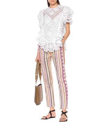 Top Zainos de algodón de croché | Isabel Marant