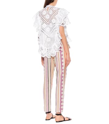 Top Zainos de algodón de croché | Isabel Marant
