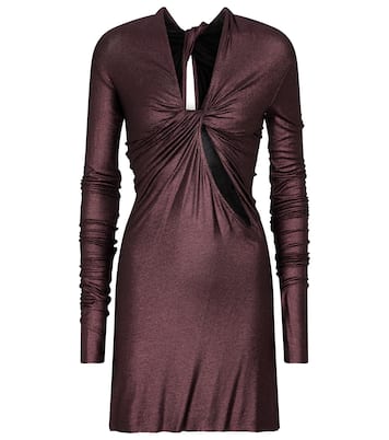 Stretch-jersey minidress | Rick Owens