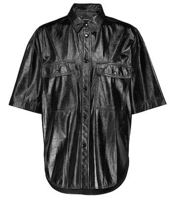 Chemise Gilina en cuir synthétique | Isabel Marant