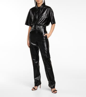 Chemise Gilina en cuir synthétique | Isabel Marant