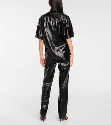 Chemise Gilina en cuir synthétique | Isabel Marant