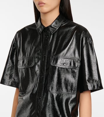 Chemise Gilina en cuir synthétique | Isabel Marant