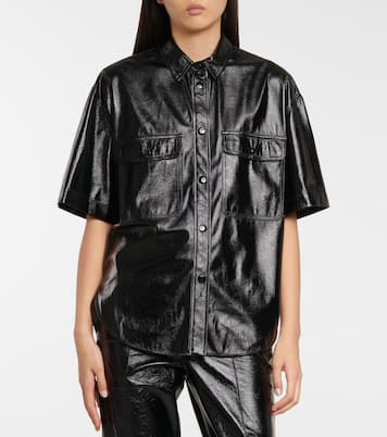 Chemise Gilina en cuir synthétique | Isabel Marant