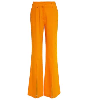 High-rise flared pants | Off-White