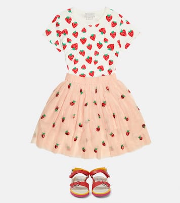 Rock aus Tüll mit Pailletten | Stella McCartney Kids