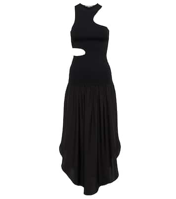 Asymmetric cutout midi dress | Stella McCartney
