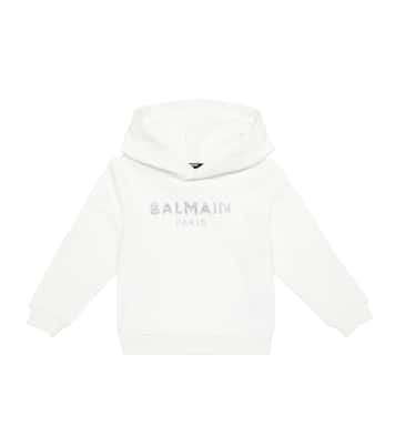 Sudadera de algodón con logo | Balmain Kids