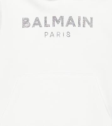 Sudadera de algodón con logo | Balmain Kids