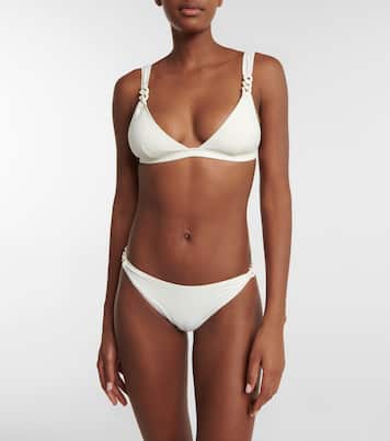 Top de bikini triangular con cadena | Stella McCartney