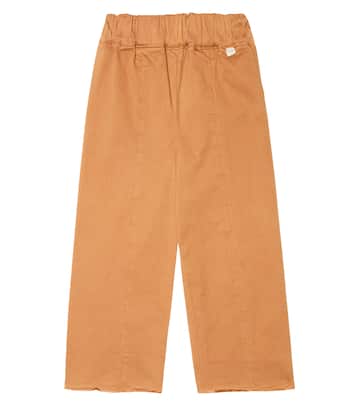 Pantaloni a gamba regular in cotone | Il Gufo