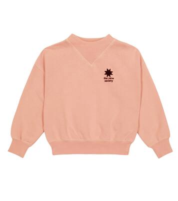 Felpa in cotone con logo | The New Society