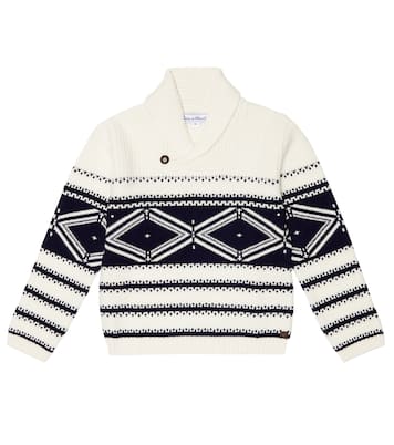 Intarsia wool-blend sweater | Tartine et Chocolat