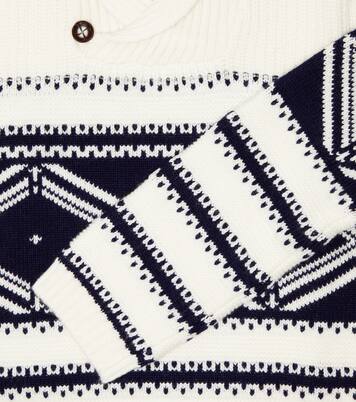 Intarsia wool-blend sweater | Tartine et Chocolat