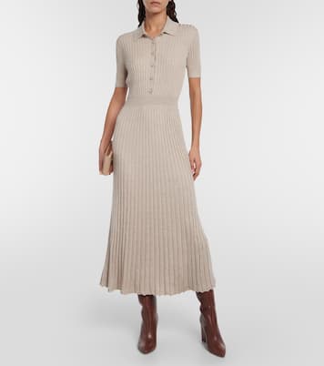 Robe midi Amor en soie et cachemire | Gabriela Hearst