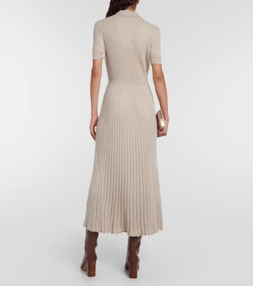 Robe midi Amor en soie et cachemire | Gabriela Hearst