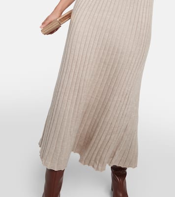 Robe midi Amor en soie et cachemire | Gabriela Hearst
