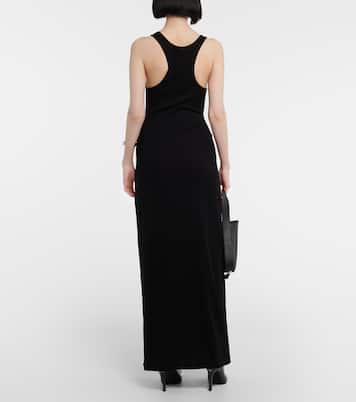 Abito lungo in maglia di cotone a coste | Y/Project