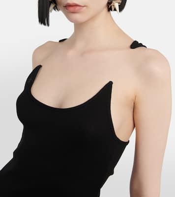 Abito lungo in maglia di cotone a coste | Y/Project