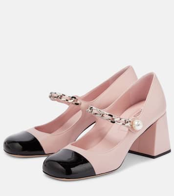 Escarpins Mary Jane en cuir | Miu Miu