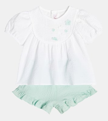 Baby - Top e shorts in cotone | Il Gufo