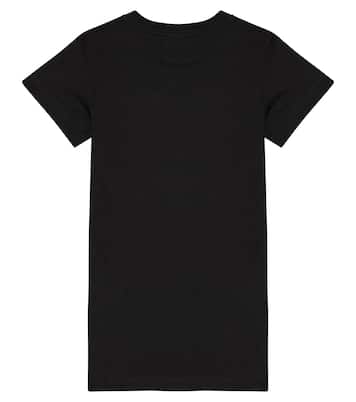 Abito in jersey di cotone con logo | Balmain Kids