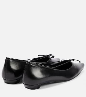 Claudette Bow leather ballet flats | The Row