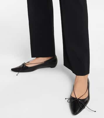 Claudette Bow leather ballet flats | The Row