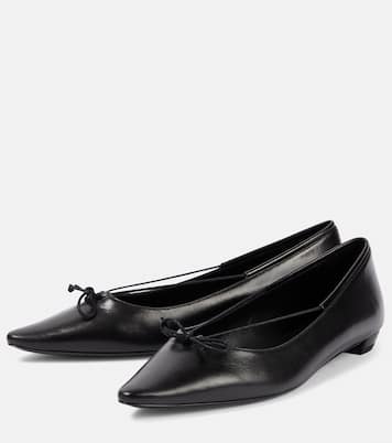 Claudette Bow leather ballet flats | The Row