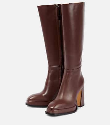Botas altas Begonia de piel | Souliers Martinez