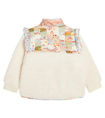 Giacca patchwork in shearling sintetico | Chloé Kids