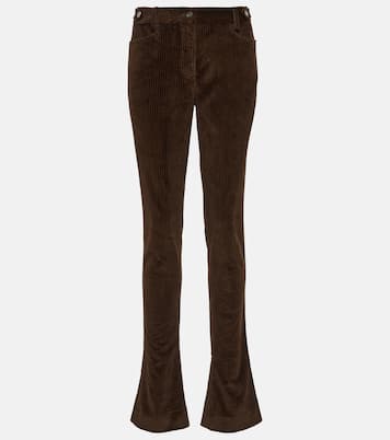 Low-rise corduroy flared pants | Dolce&Gabbana