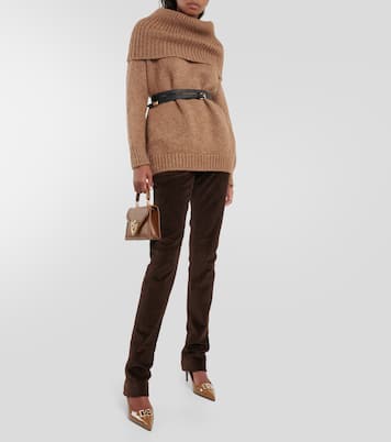Low-rise corduroy flared pants | Dolce&Gabbana