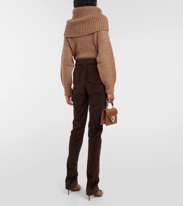 Low-rise corduroy flared pants | Dolce&Gabbana