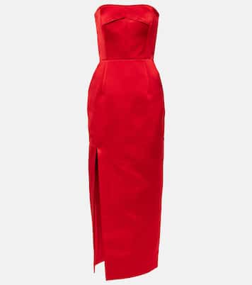 Strapless midi dress | Emilia Wickstead