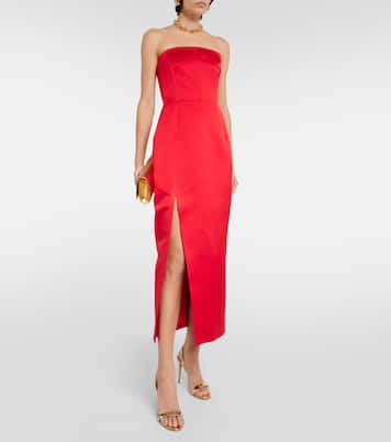 Strapless midi dress | Emilia Wickstead