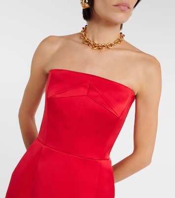 Strapless midi dress | Emilia Wickstead