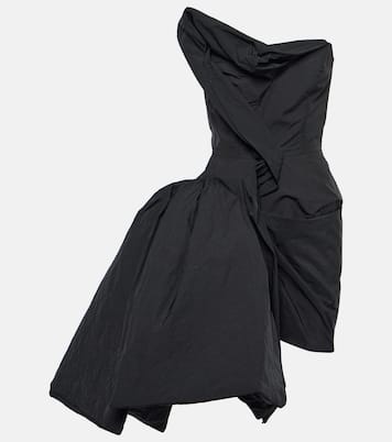 Nucleus asymmetric bustier minidress | Maticevski