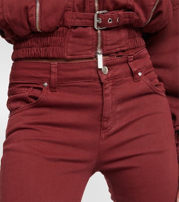 Cutout mid-rise boyfriend jeans | Blumarine