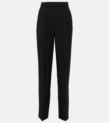 Wool and silk straight pants | Roland Mouret