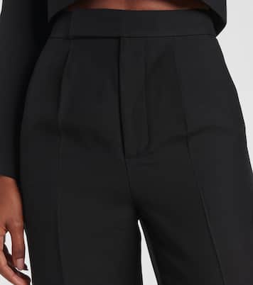 Wool and silk straight pants | Roland Mouret