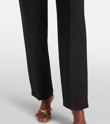 Wool and silk straight pants | Roland Mouret