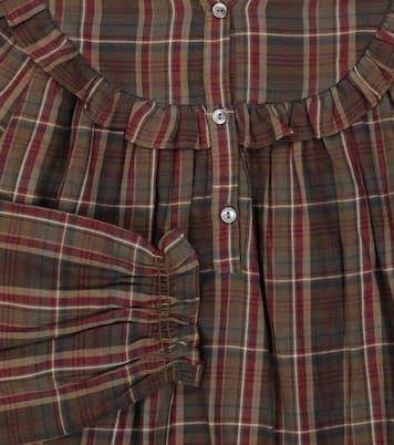 Abito Tish in cotone a quadri | Bonpoint