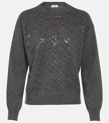 Jersey de lana, cachemir y seda | Brunello Cucinelli