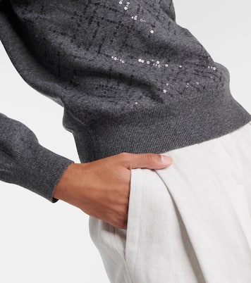 Jersey de lana, cachemir y seda | Brunello Cucinelli