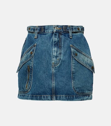 Minifalda Racer en denim | Re/Done