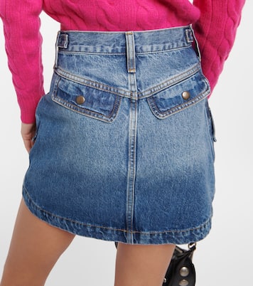 Minifalda Racer en denim | Re/Done