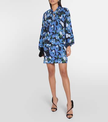 Bedrucktes Minikleid Silka aus Satin | Diane von Furstenberg