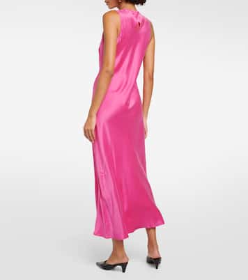 Maxikleid Valencia aus Seide | Asceno